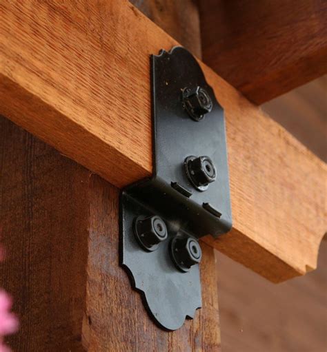 metal corner brackets for wood beams|decorative metal beam brackets.